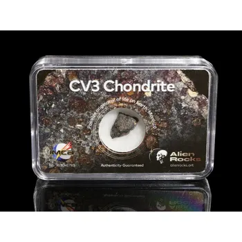 Přírodní kámen Meteorit | Uhlíkatý | CV3 Chondrit | 0,3-0,6 g