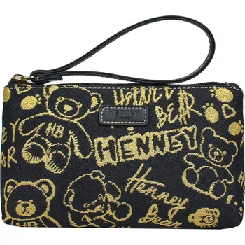 Kabelka Henney Bear Dámské psaníčko Gold Time HW-074