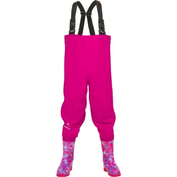 Rybářské oblečení PROS brodící kalhoty dětské - růžové Velikost: 20/21