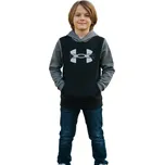 Chlapecká zateplená mikina s kapucí UNDER ARMOUR-UA Rival Flc Cblck Grphc HD Černá L