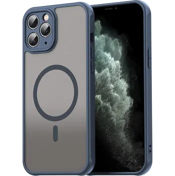 Pouzdro na mobilní telefon Techsuit HaloFrost II MagSafe pro iPhone 11 Pro Max námořnická modrá