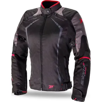 Moto oblečení Dámská bunda na motorku SEVENTY DEGREES SD-JR49 černo-červená XS