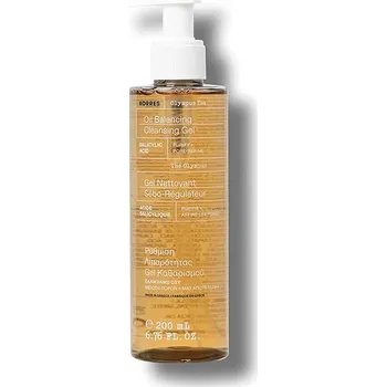 Čistící gel KORRES Olympus Tea Oil Balancing Cleansing Gel 200 ml