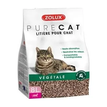 Zolux Podestýlka Purecat Natural Absorb Zolux, 8 l