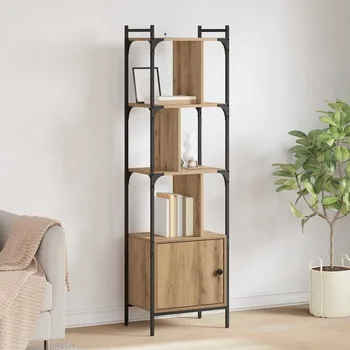 Knihovna knihovna Artisanový dub 44,5 x 30 x 154,5 cm kompozitní dřevo