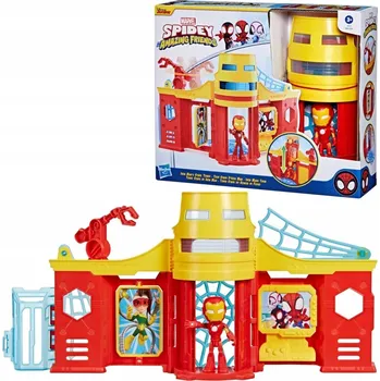 Figurka Hasbro Spidey a jeho úžasní přátelé - Věž Iron Mana + akční figurka F9351