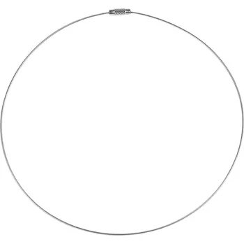 Hobby drát Lanko se zapínáním k výrobě náhrdelníku Varianta: platina, Balení: 1 ks