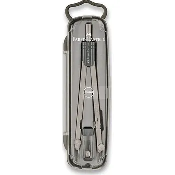 Kružítko Faber-Castell School kružítko s kloubem Ø 380 mm, 140 mm | kružítko školní, kovové kružítko, výměnná jehla, náhradní tuhy, geometrie, technické kreslení