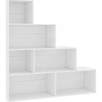 Knihovna Regál VidaXL 155 cm x 160 cm x 24 cm, bílý