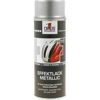 Barva ve spreji OPUS1 LAK S METALICKÝM EFEKTEM METALÍZA VE SPREJI SE STŘÍBRNÝM ZRNEM 400ML