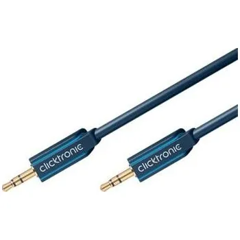 Audio kabel ClickTronic HQ OFC kabel Jack 3,5mm - Jack 3,5mm stereo, M/M, 1m