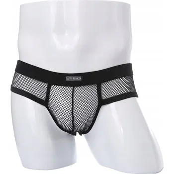 Slipy B160 Síťované průhledné pánské slipy - XL