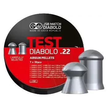Diabolka Diabolo JSB Exact Jumbo TEST pro pušku .22 5,5mm