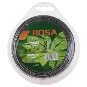 Struna do sekačky ROSA Struna do sekačky, 4 mm x 15 m, čtvercová s nylonovým jádrem