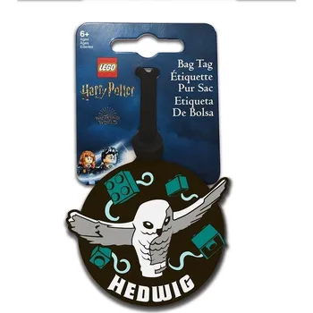 Figurka LEGO Harry Potter Jmenovka na zavazadlo - Hedwiga