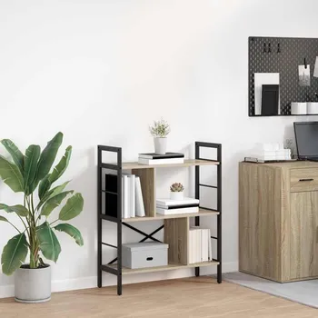 Knihovna Knihovna Sonoma dub 75 x 30 x 91 cm kompozitní dřevo