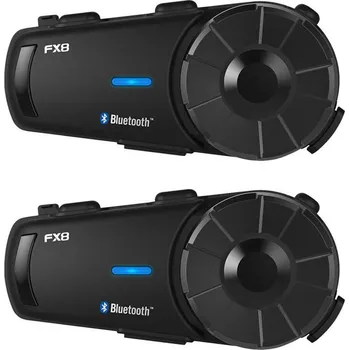 Sluchátka Fodsports FX8 interkom pro motocykly v dvojbalení (černý)