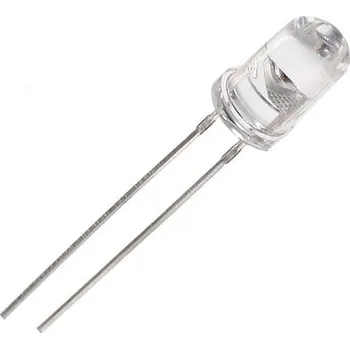 Oshino Lamps LED dioda kulatá 5 mm, žlutá, bílá