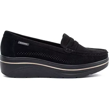 Dámské mokasíny Trendy mokasíny dámské černé platforma 39