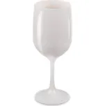 Dvě designové plastové sklenice na víno Camp4 barva Bílé