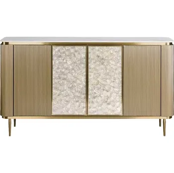 Komoda Komoda Stilig ST909 160 cm zlatá/slonovinová