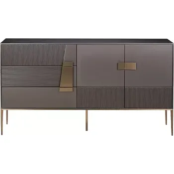 Komoda Komoda Stilig ST102 160 cm grafit/zlatá