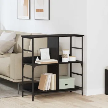 Obývací pokoj Knihovna Černý dub 78,5 x 33 x 82 cm Kompozitní dřevo