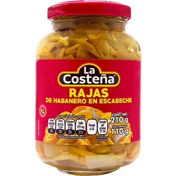 Habanero papričky - krájené 210g