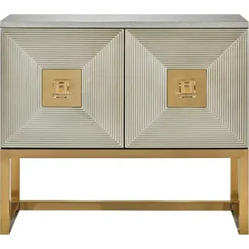 Komoda Komoda Stilig ST363 100 cm šampaňská/zlatá