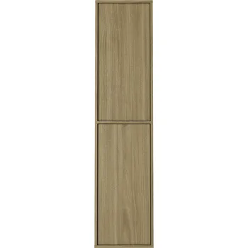 Koupelnový nábytek Závěsná vysoká koupelnová skříňka Mossy dub perleťový