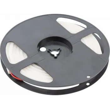 LED páska LED NEON flex 12V, 2835, teplá bílá, vodotěsná, 8mm, 5m, koncovky, svorky