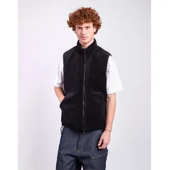 Pánská vesta Taion Non Down Military Reversible Boa Hi Neck Vest BLACK×BLACK M