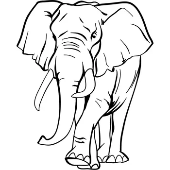 SLON 2 / 15x20 cm (Samolepicí šablona na pískování)