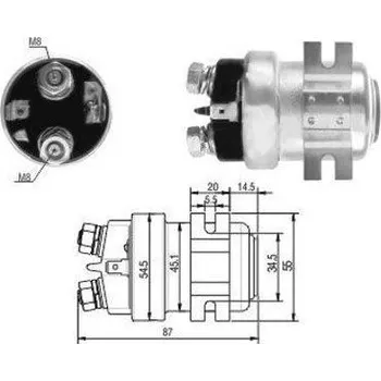Startér HOFFER Elektromagnetický spínač startéru HFR 6646001