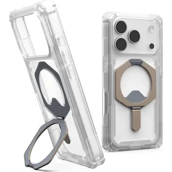 Pouzdro na mobilní telefon UAG Plasma XTE Magsafe Clear Titanium iPhone 17 Pro 114527114G36