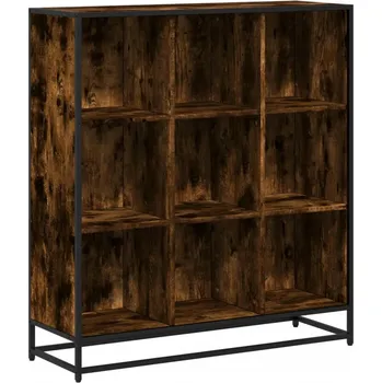 Knihovna Regál, kouřový dub, 97,5x33x107,5 cm