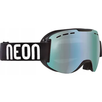 LYŽAŘSKÉ BRÝLE NEON DRAGON BLACK WHITE MIRROR ACCIAIO CAT3