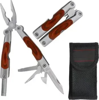 Teleskopický obušek Kombinované nářadí s LED svítilnou