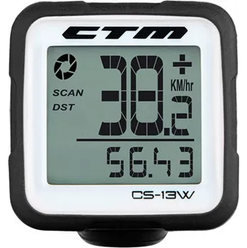 Tachometr Cyklopočítač CTM SILICONE, černá