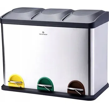 Odpadkový koš Koše na tříděný odpad Bergner 45 l, 3-komorový