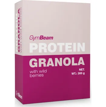 Fitness strava Proteinová granola s lesním ovocem - GymBeam Balení (g): 5 x 300 g