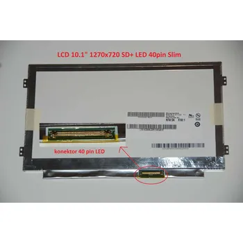 Náhradní displej pro notebook Display B101EW01 V.2 10.1" 1270x720 LED 40pin Slim matný povrch