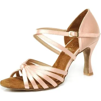 Dámské lodičky Dámské taneční boty ARTIS - DL-9 lososová 7 cm Flare Velikost: 39