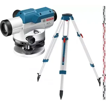 Nivelační přístroj 061599400E Optický nivelační přístroj Bosch GOL 26 D Professional + stativ BT 160 + nivelační lať GR 500 0 615 994 00E