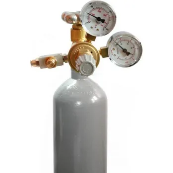 Akvaristika Kompletní CO2 systém s 2,1 l lahvi bez nočního vypínání