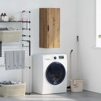 Příborník do zásuvky Nástěnná skříňka Artisanový dub 34,5 x 34 x 90 cm