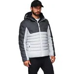 Pánská bunda s kapucí OMBRE-Jacket OM-JALP-0206 V-3 dark gray/gray Šedá L