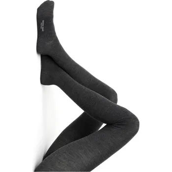 Dámské punčochy DÁMSKÉ PUNČOCHOVÉ KALHOTY Z MERINO VLNY 130 grafitová melanž L-XL-156-158