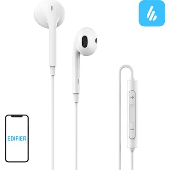 Sluchátka Kabelová sluchátka do uší Edifier P180, USB-C (bílé)