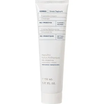 Pleťový krém KORRES GREEK YOGHURT Foaming Cream Cleanser with Pre- + Probiotics 150 ml